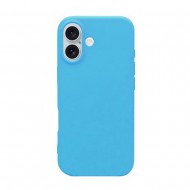 Capa Silicone Apple Iphone 16 Plus Azul