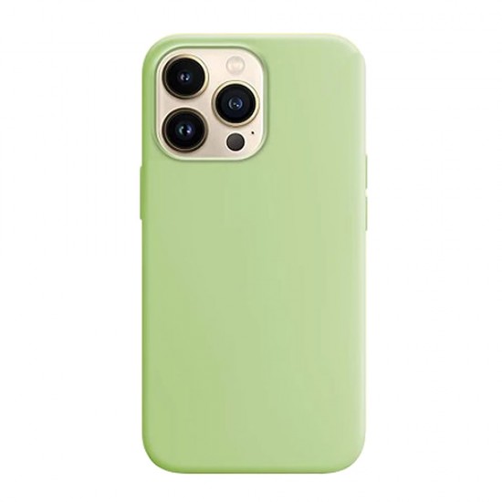 Capa Silicone Apple Iphone 15 Pro Max Verde