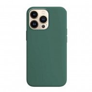 Funda De Silicona Apple Iphone 14 Pro Max Verde Oscuro