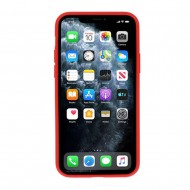 Capa Silicone Apple Iphone 12/12 Pro Vermelho Natal Design 6