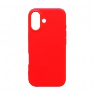 Capa Silicone Apple Iphone 16 Plus Vermelho