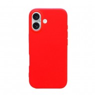 Capa Silicone Apple Iphone 16 Plus Vermelho