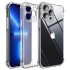 Funda De Silicona Dura Antigolpes Apple Iphone 14 Pro Transparente Con Protector De Cámara D2