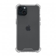 Funda De Silicona Antigolpes Apple Iphone 15 Plus Transparente