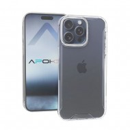 Apple Iphone 16 Pro Transparent Anti-Shock Hard Silicone Case