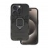 Funda De Silicona Antigolpes Armor Carbon Apple Iphone 15 Pro Max Negro Ring Armor