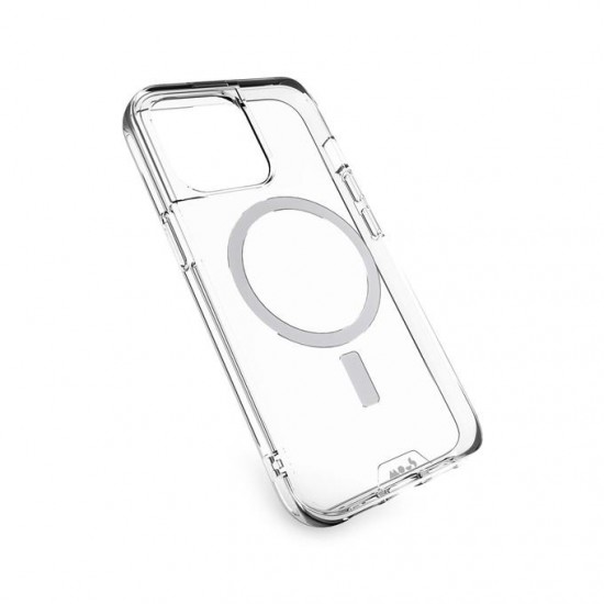 Capa Silicone Dura Apple Iphone 13 Pro Max Transparente Magsafe