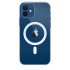 Capa Silicone Dura Apple Iphone 12/12 Pro Transparente Magsafe