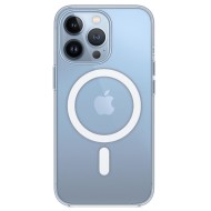 Funda De Silicona Dura Apple Iphone 13 Pro Transparente Magsafe