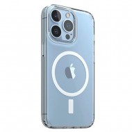 Funda De Silicona Dura Apple Iphone 13 Pro Transparente Magsafe