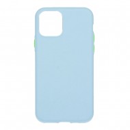 Hard Silicone Cover Apple Iphone 12 Mini 5.4 Blue Solid