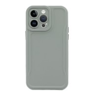 Funda De Silicona Dura Apple Iphone 14 Pro Max Verde Con Protector de Cámara