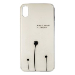 Apple Iphone Xs Max White Dandelion Vennus Flower Design Hard Silicone Case