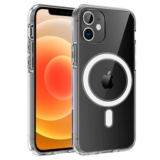 Apple Funda de Silicona iPhone 13 Mini con MagSafe - Naranja Claro
