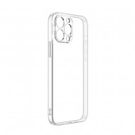 Funda De Gel De Silicona Apple Iphone 14 Pro Transparente Con Protector De Cámara