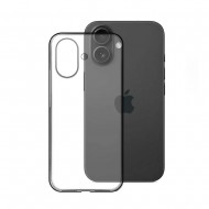 Funda De Gel De Silicona Apple Iphone 16 Plus Transparente