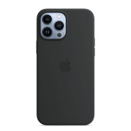 Funda De Gel De Silicona Apple Iphone 12 Pro Max Negro Premium