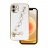 Capa Silicone Gel Apple Iphone 11 Branco Com Protetor De Câmera E Corrente Design 3