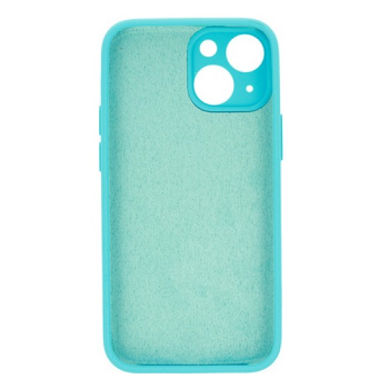 Capa Silicone Gel Apple Iphone 13 Azul Claro Ultra Thin