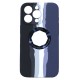 Apple Iphone 13 Pro Navy Blue Aquarela Design 1 With Camera Protector Silicone Gel Case