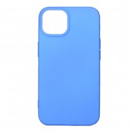 Capa Silicone Gel Apple Iphone 14 Plus Azul Robusta