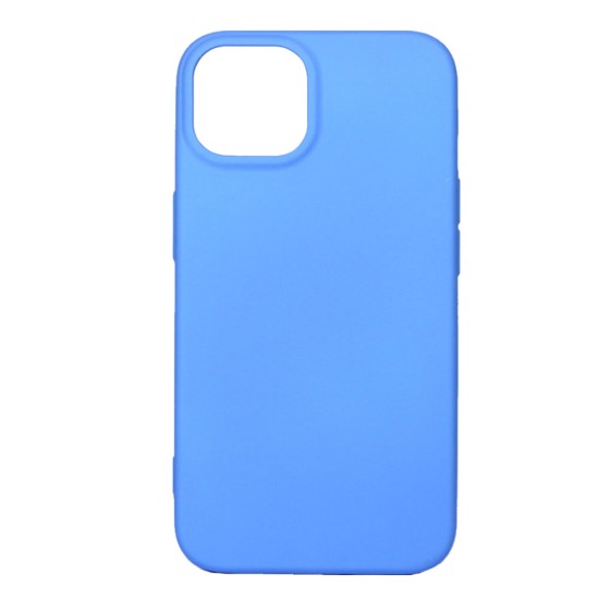 Capa Silicone Gel Apple Iphone 14 Plus Azul Robusta