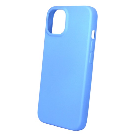 Funda De Gel De Silicona Apple Iphone 14 Plus Azul Robusta