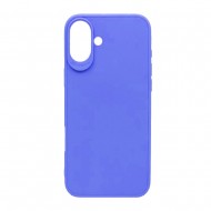 Funda De Gel De Silicona Apple Iphone 16 Plus Azul 3D Camera