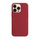 Funda De Silicona Apple Iphone 15 Pro Max Rojo