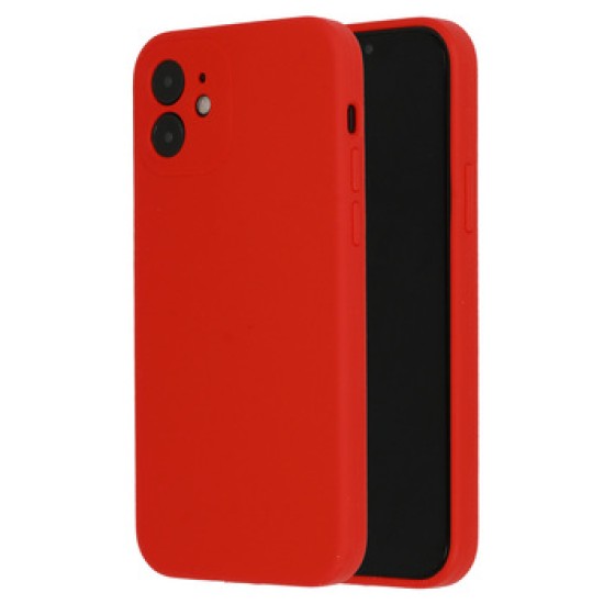 Funda de silicona tacto suave para iPhone 13 PRO 6.1 (Rojo)