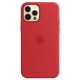 Funda De Gel De Silicona Apple Iphone 13 Pro Rojo Premium