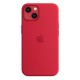 Funda De Gel De Silicona Apple Iphone 13 Rojo Premium