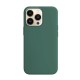 Funda De Silicona Apple Iphone 15 Pro Max Verde Oscuro