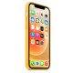 Funda De Gel De Silicona Apple Iphone 12/12 Pro Amarillo Premium