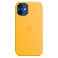 Funda De Gel De Silicona Apple Iphone 12 Mini Amarillo Premium