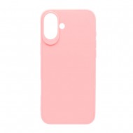 Capa Silicone Gel Apple Iphone 16 Plus Rosa Clara 3d Camera