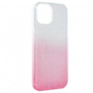 Funda De Gel De Silicona Apple Iphone 13 Rosa Glitter