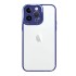 Funda De Gel De Silicona Bumper Apple Iphone 14 Pro Max Azul Elektro Con Protector De Cámara