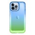 Funda De Gel De Silicona Bumper Apple Iphone 13 Pro Azul Verde Gradiente Elektro
