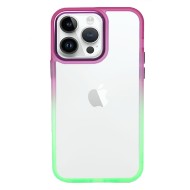 Capa Silicone Gel Bumper Apple Iphone 14 Pro Max Rosa Gradiente Elektro