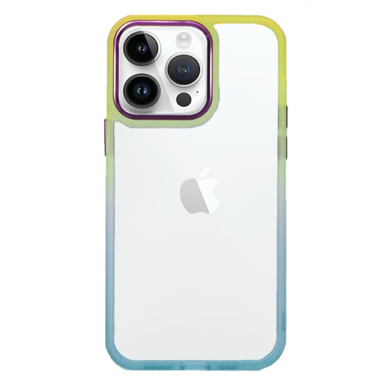 Funda De Silicona Dura Antigolpes Apple Iphone 14 Pro Max Transparente Con  Protector De Cámara