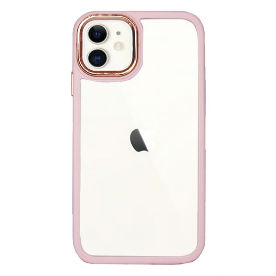 Apple Iphone 11 Light Pink Bumper Silicone Gel Case Elektro