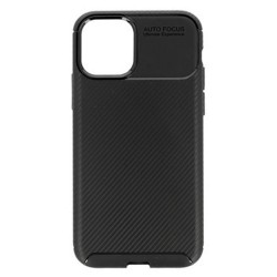 Apple Iphone 11 Pro Black Auto Focus Vennus Carbon Silicone Gel Case