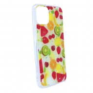 Capa Silicone Gel Com Desenho Apple Iphone 11 Pro Frutas