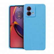 Capa Silicone Motorola Moto G84 Azul Com Protetor De Câmera Robusta