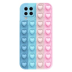 Funda De Silicona Pop It Samsung Galaxy A22 4g A225 Colores Design 1