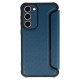 Capa Flip Cover Samsung Galaxy A14 5g Azul Marinho Razor Carbon Com Protetor De Câmera
