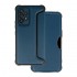 Capa Flip Cover Samsung Galaxy A13 4g Azul Marinho Razor Carbon Com Protetor De Câmera