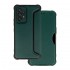 Funda Flip Cover Samsung Galaxy A13 4G Verde Oscuro Razor Carbon Con Protector De Cámara