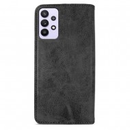 Funda Flip Cover Wallet Samsung Galaxy A33 5G Negro Couro